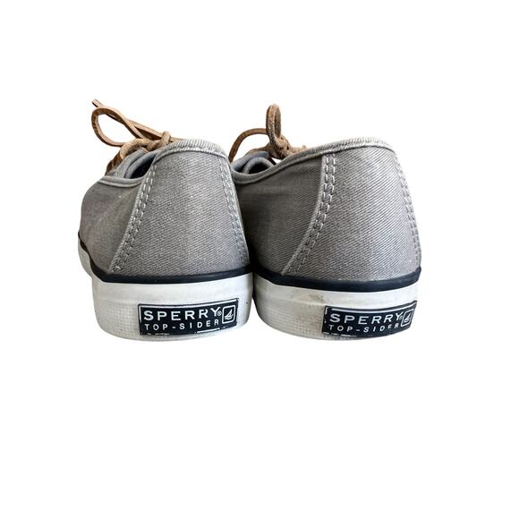 Sperry Canvas Low Top sneakers Gray 6.5 - Picture 6 of 8